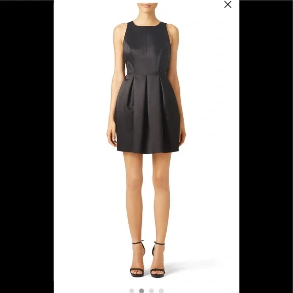 cynthia rowley dress black Cynthia Rowley | Crystal Fitted Shift Dress | M